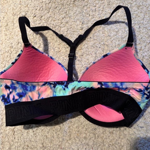PINK Women's Padded Tie-Dye Bra Size 34D - Picture 2 of 3